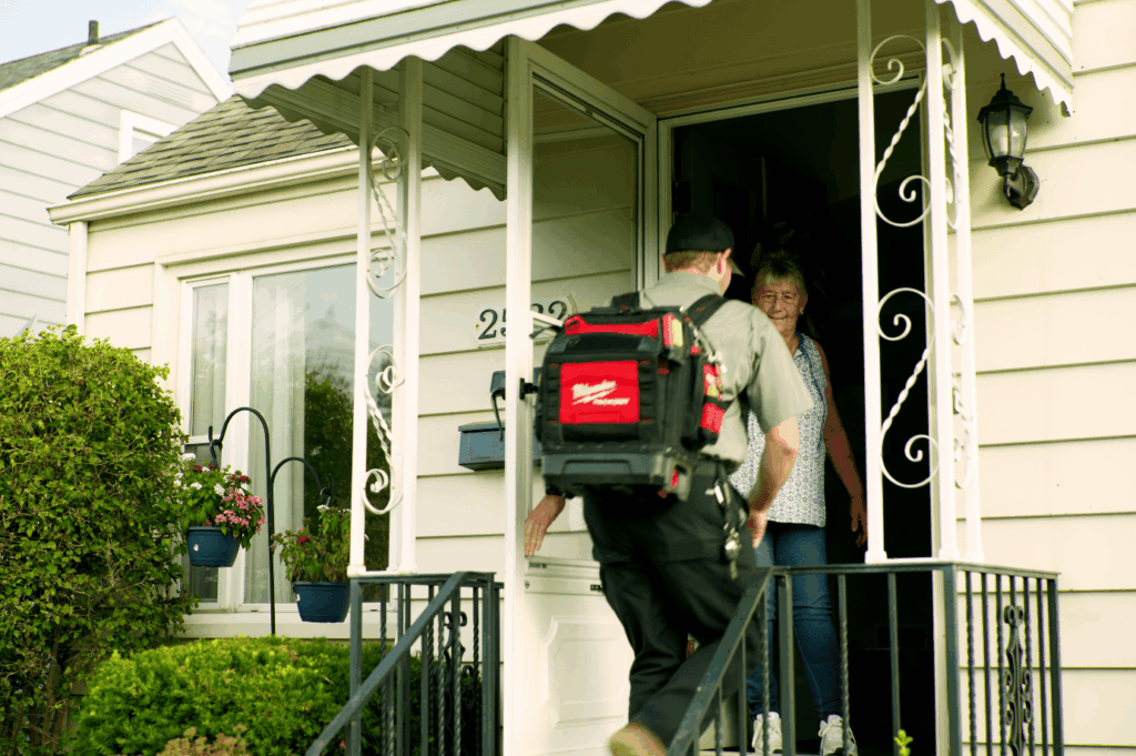 Bluflame tech entering customers home